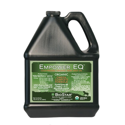 Empower EQ Hemp Seed Oil for Horses | BioStar US