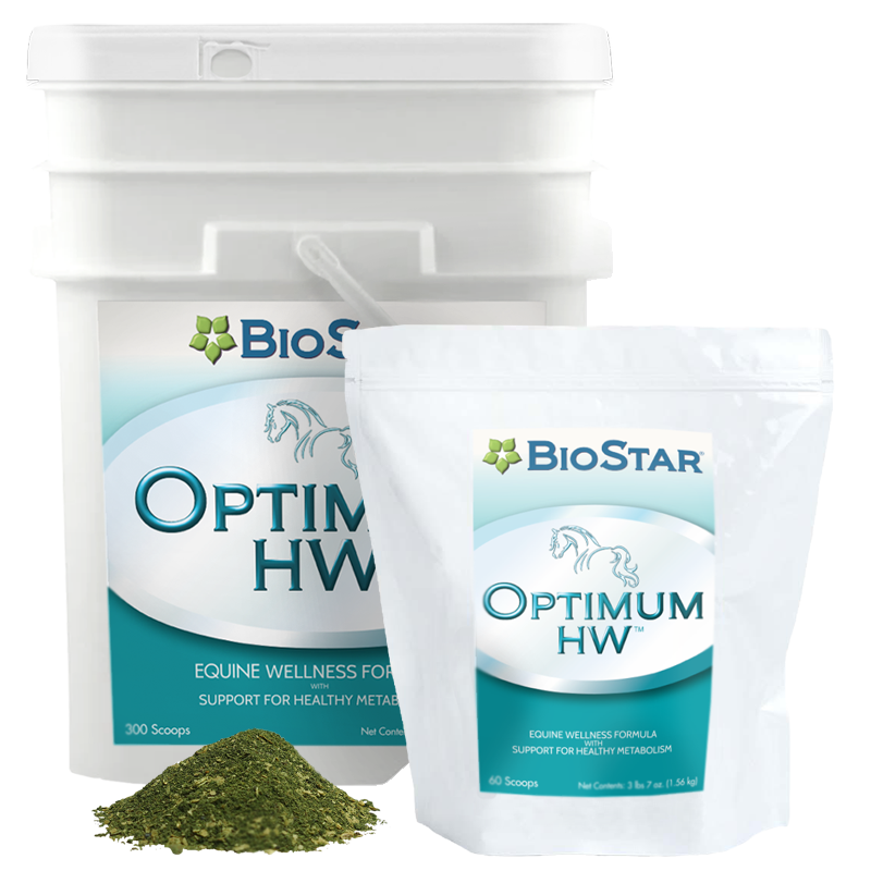 Optimum EQ Healthy Weight for metabolic horses, insulin resistant (IR) horses, Cushing&