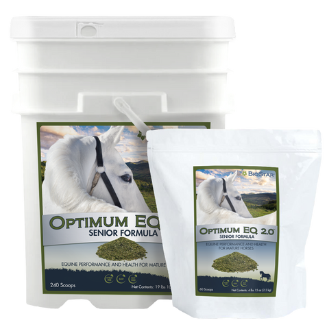 Optimum EQ Senior Multivitamin & Mineral Supplement for Older Horses | BioStar US