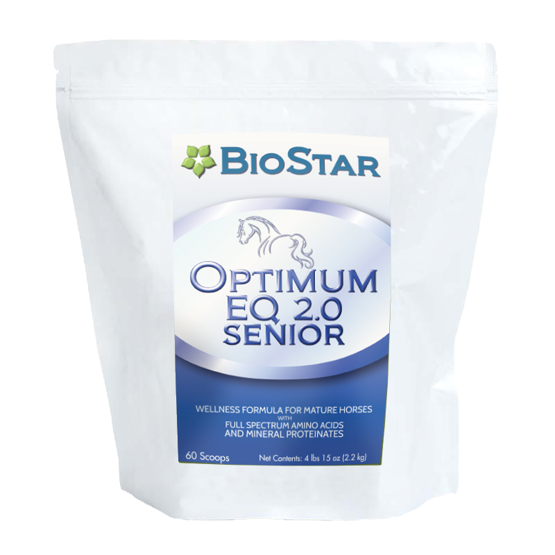 Optimum EQ Senior Multivitamin & Mineral Supplement for Older Horses | BioStar US