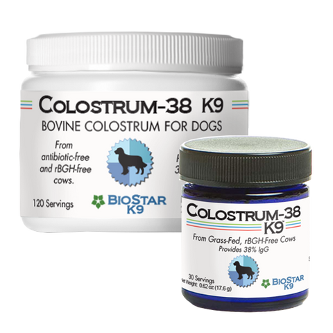 Bovine Colostrum immune support for dogs with 38%IgG from BioStar US