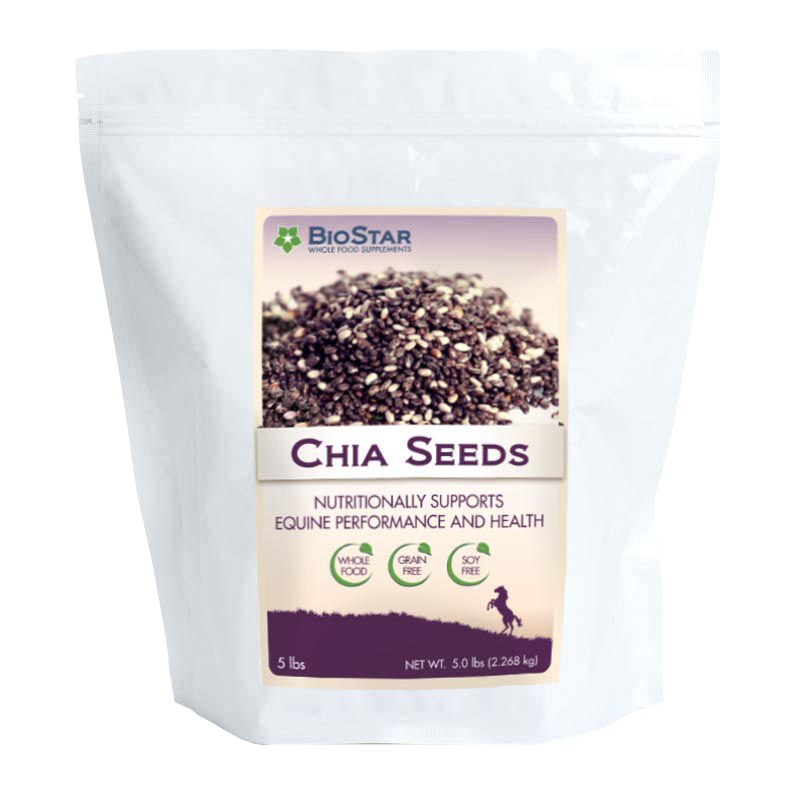BioStar US Chia Seeds for Horses Omega 3 Supplement BioStarUS
