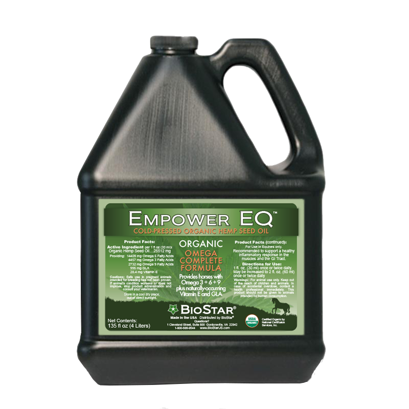 Empower EQ Hemp Seed Oil for Horses | BioStar US