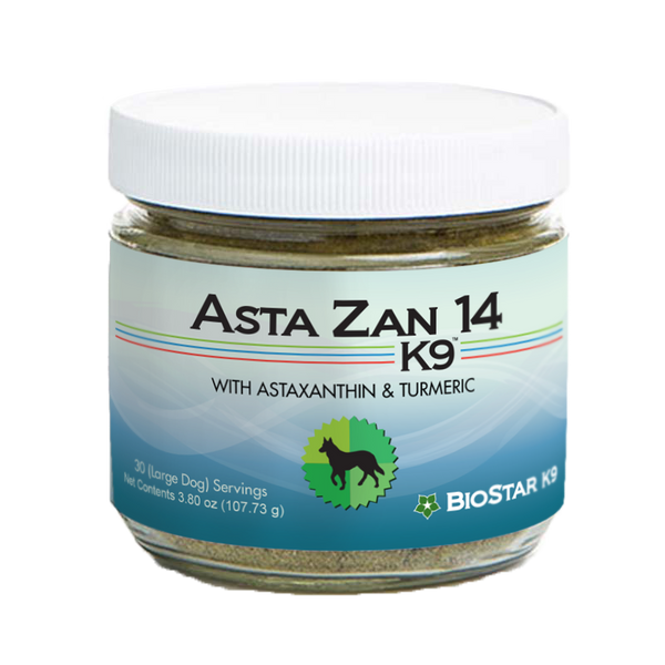 Asta Zan 14 antioxidant & anti-inflammatory whole food supplement for dogs by BioStar US
