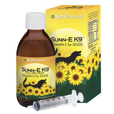 Sunn-E K9 Full Spectrum Vitamin E oil from sunflowers for dogs | BioStar US